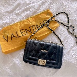 Valentino by Mario Valentino Leather Shoulder Bag